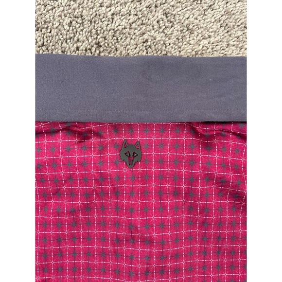 Greyson Polo Shirt Mens Large Pink Gray Starburst Golf Sporty Athleisure Tennis - Picture 7 of 8